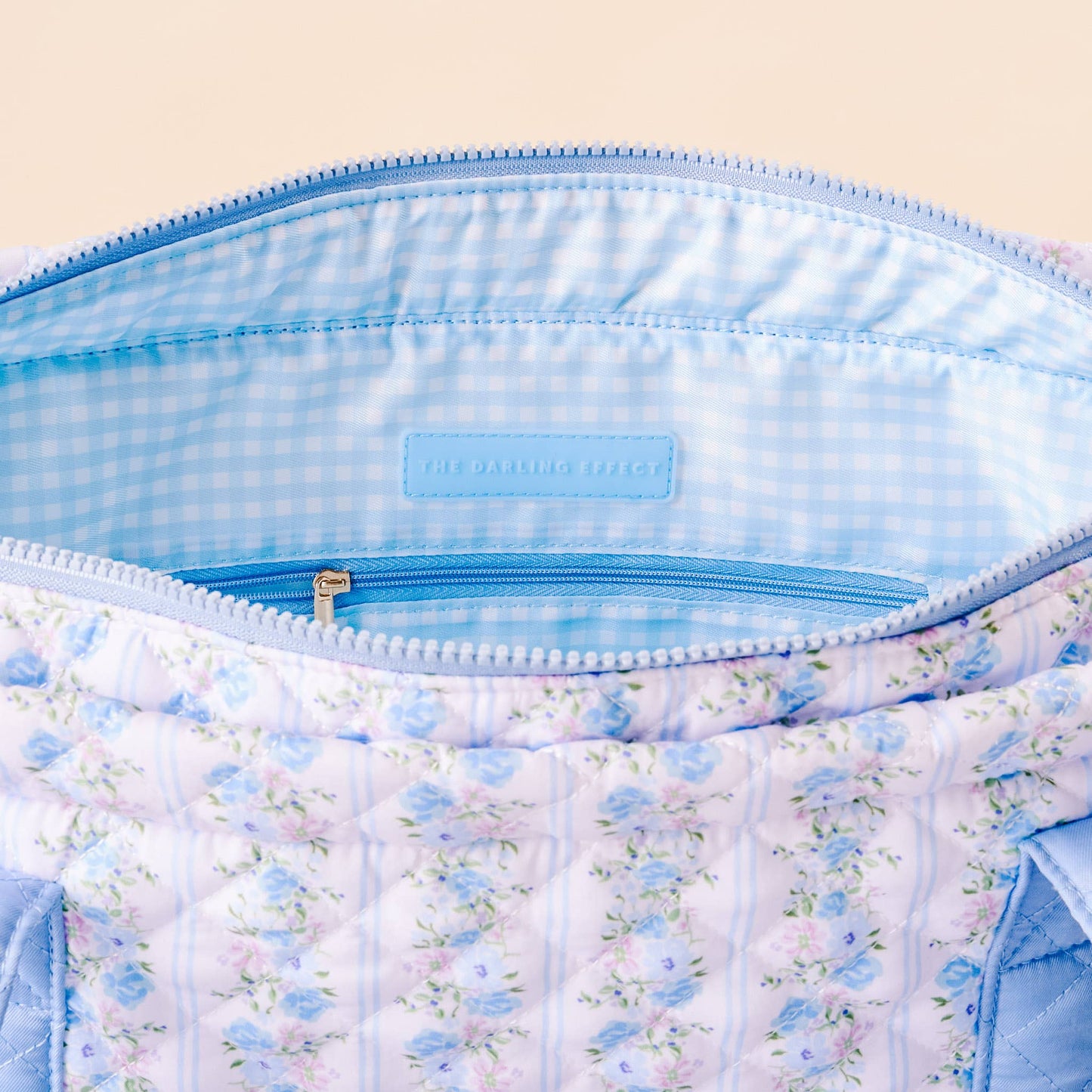 Quilted The Everyday Tote Bag-Petal Parade Blue