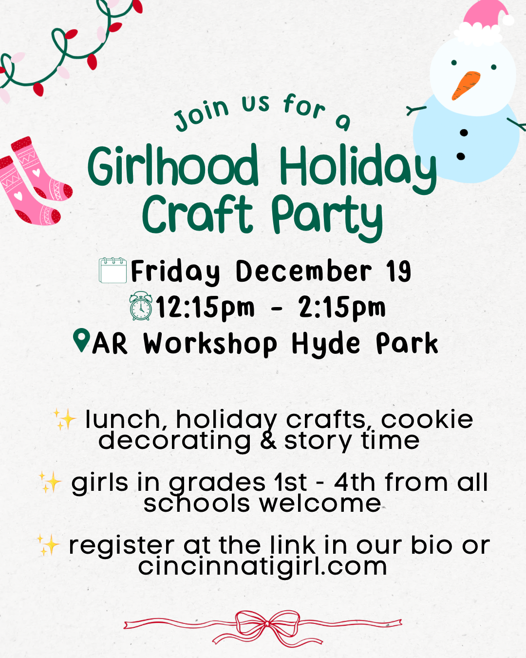 Holiday Craft Party