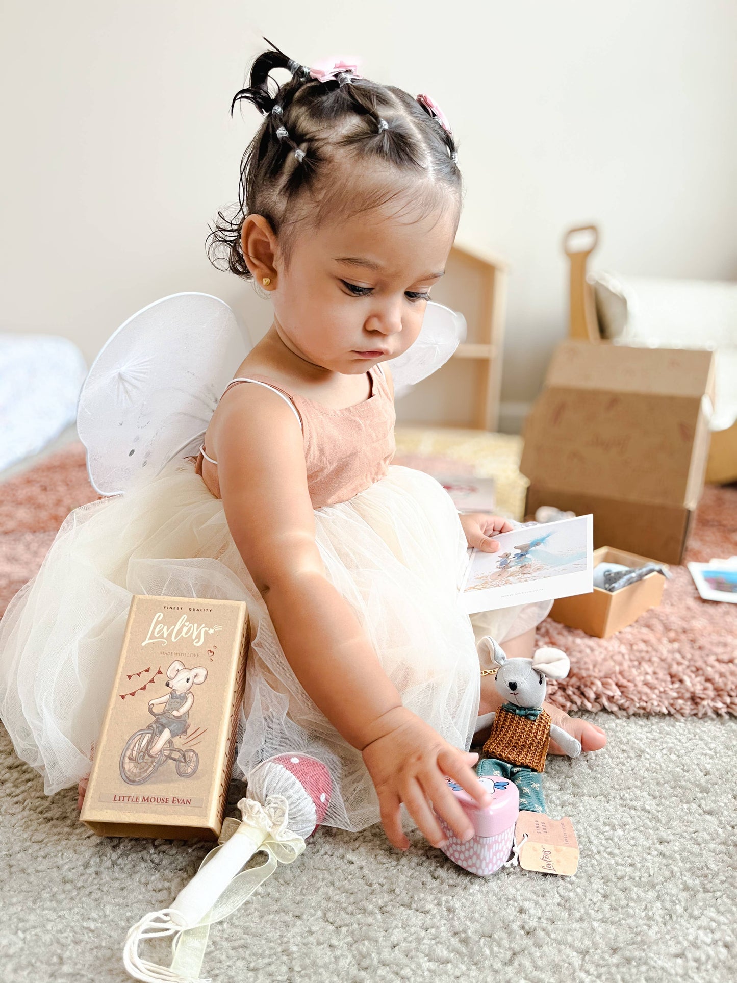 LEVLOVS Mouse and the Moon Sweet Dreams Mouse