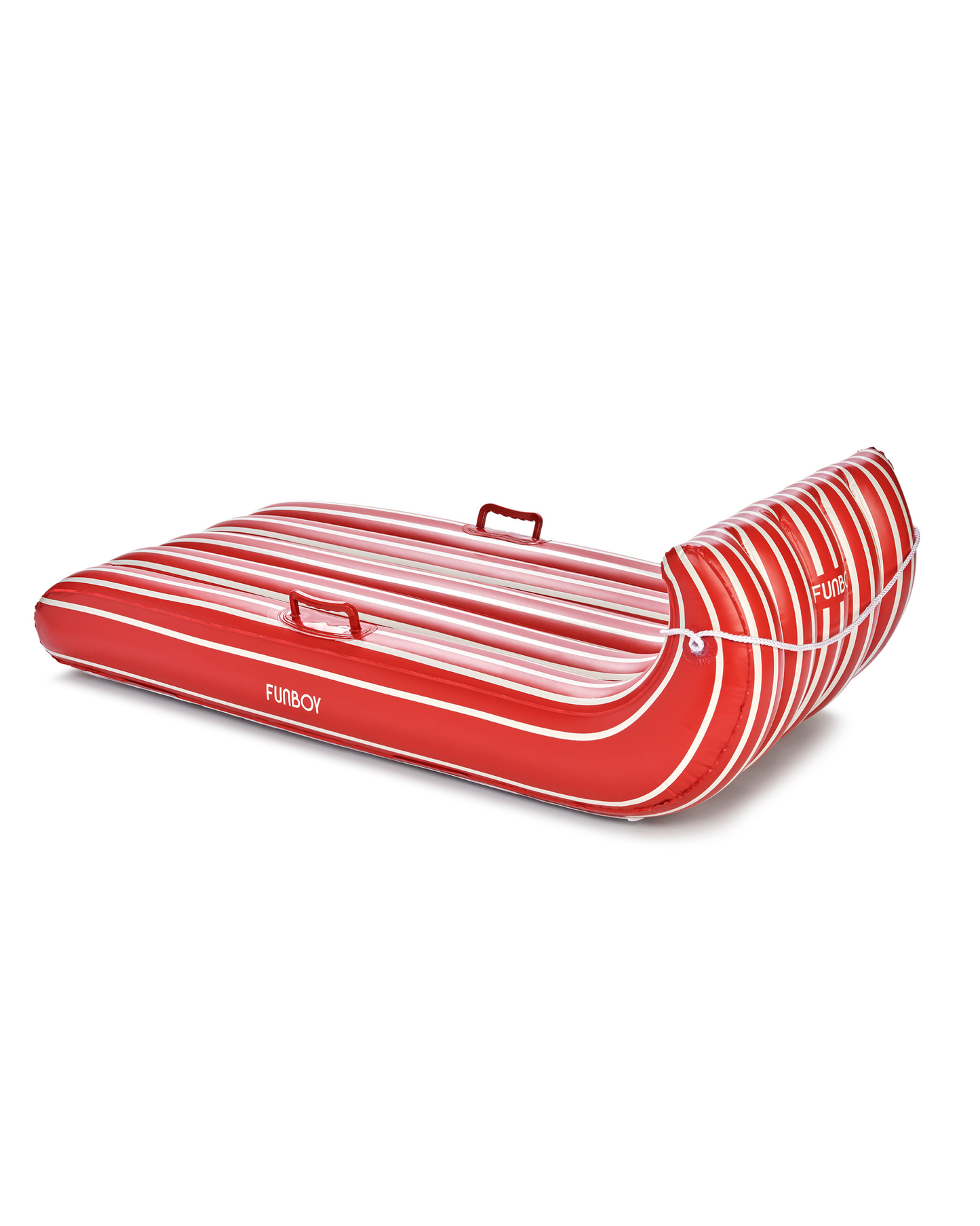 Red Stripe Snow Sled