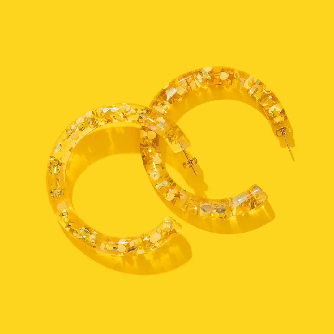 Earrings Confetti Hoop
