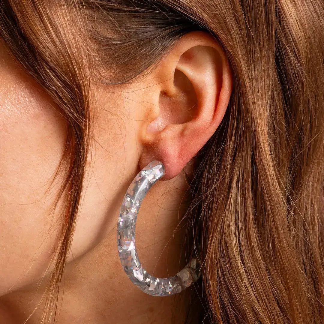Earrings Confetti Hoop