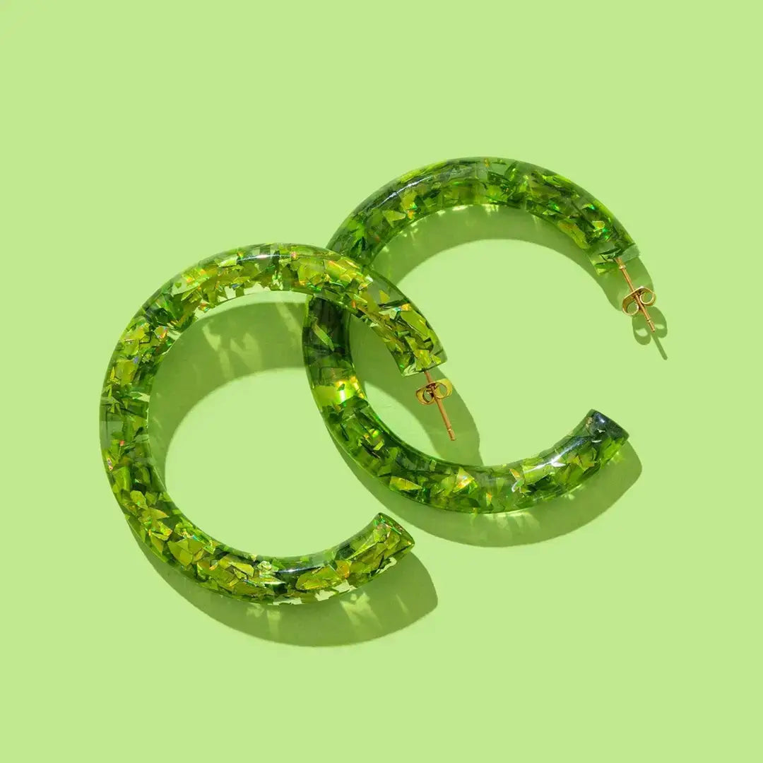 Earrings Confetti Hoop