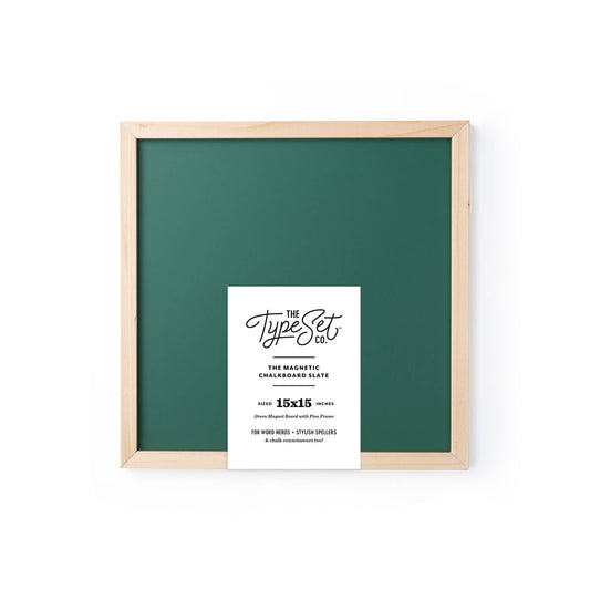 15x15 Green Magnetic Chalkboard