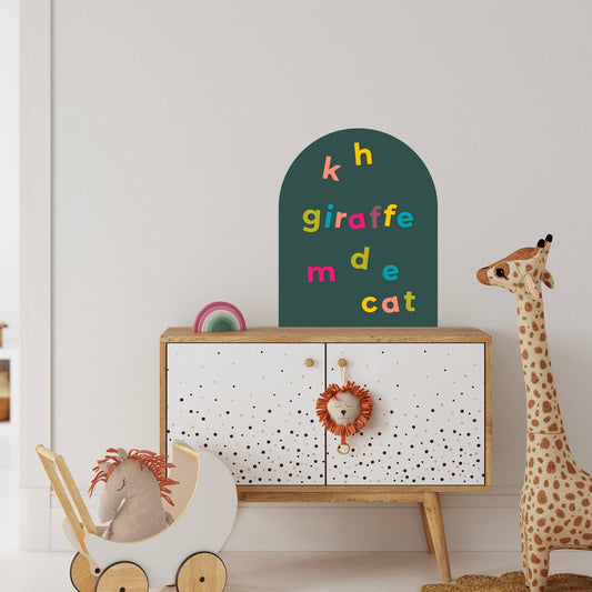 16x20 Green Mini Arch Magnetic Wall Decal