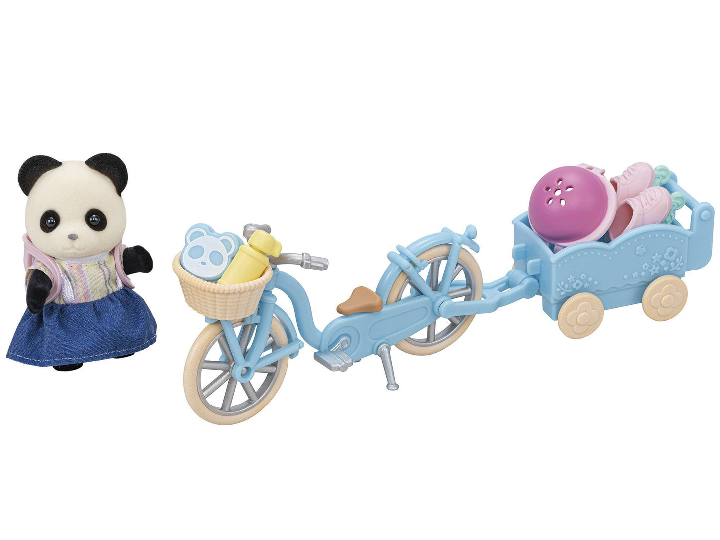 Calico Critters Pookie Panda Cycle & Skate Set