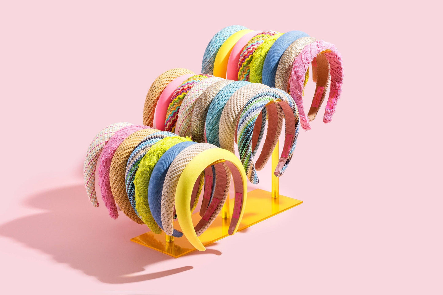 Tweed White Padded Headband