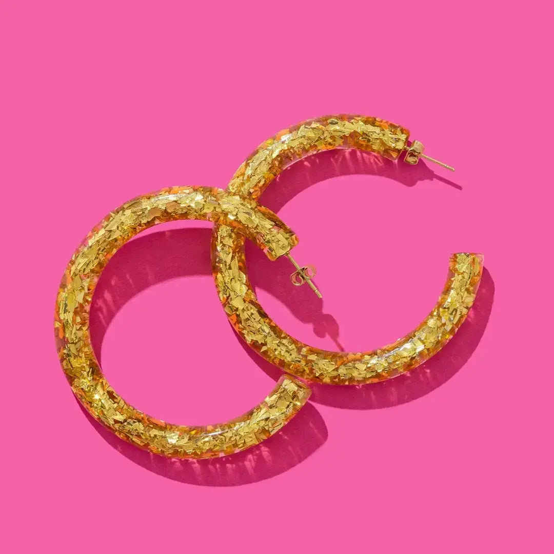 Earrings Confetti Hoop