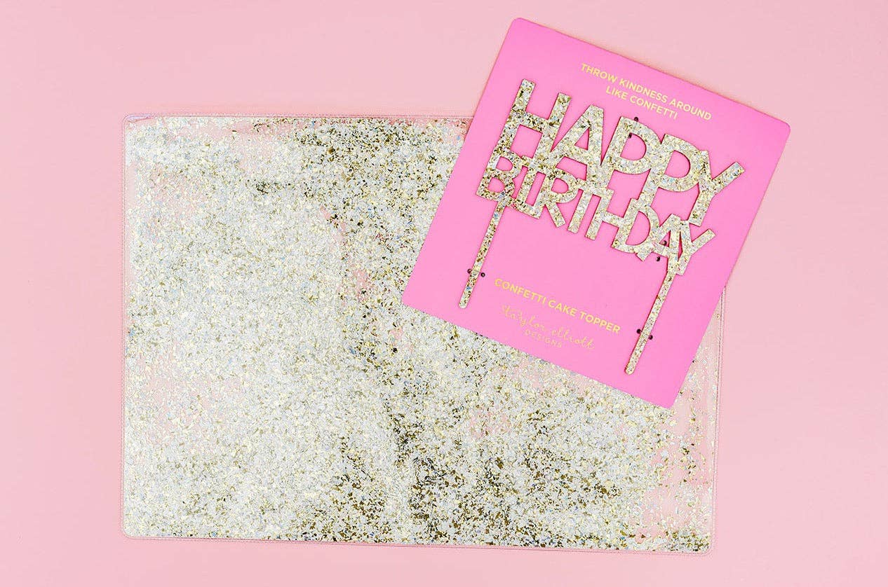 Placemat / Desk Pad Art Pad - Pearl Confetti