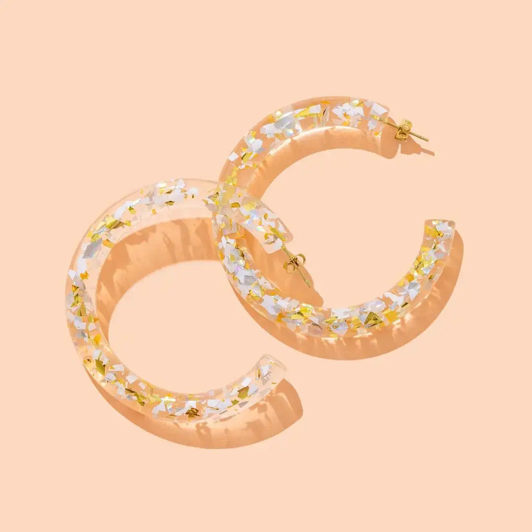 Earrings Confetti Hoop