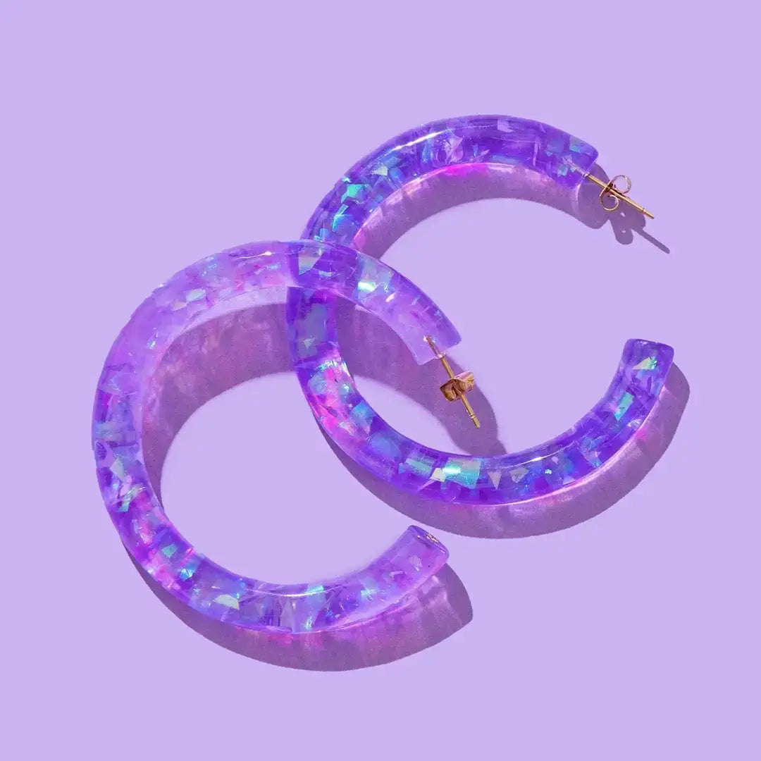 Earrings Confetti Hoop