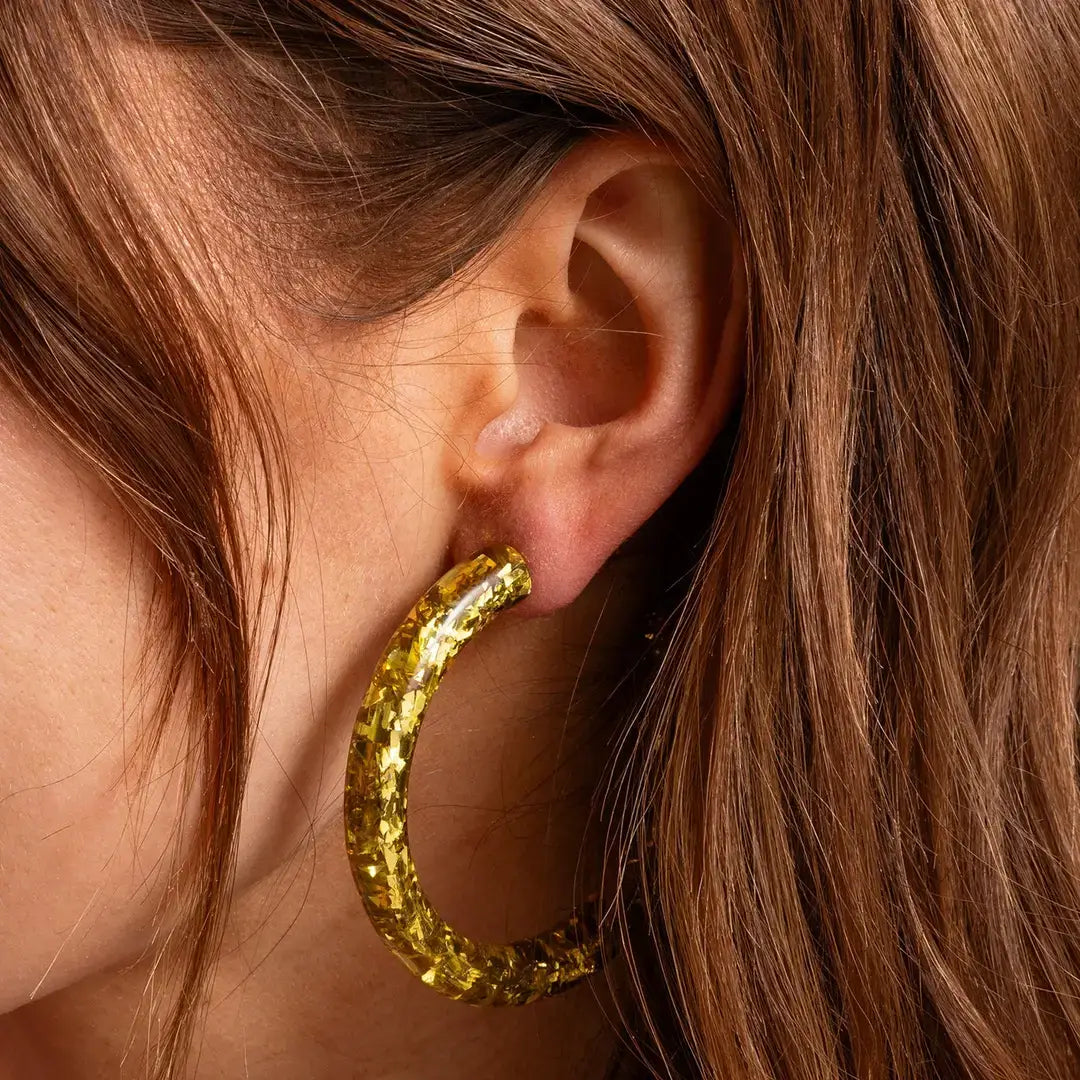 Earrings Confetti Hoop