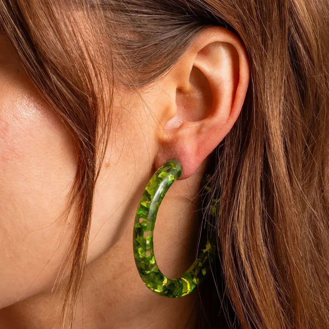 Earrings Confetti Hoop