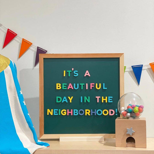 Green Magnetic Chalkboard