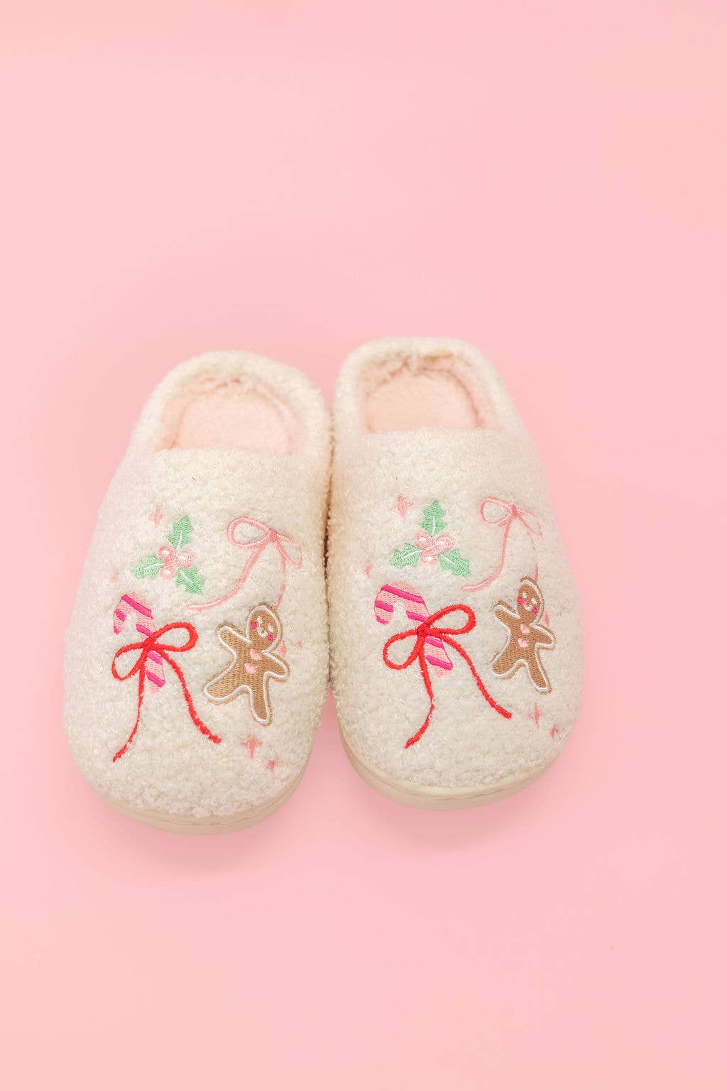 Slippers Gingerbread Bow Toddler & Kids Sizes