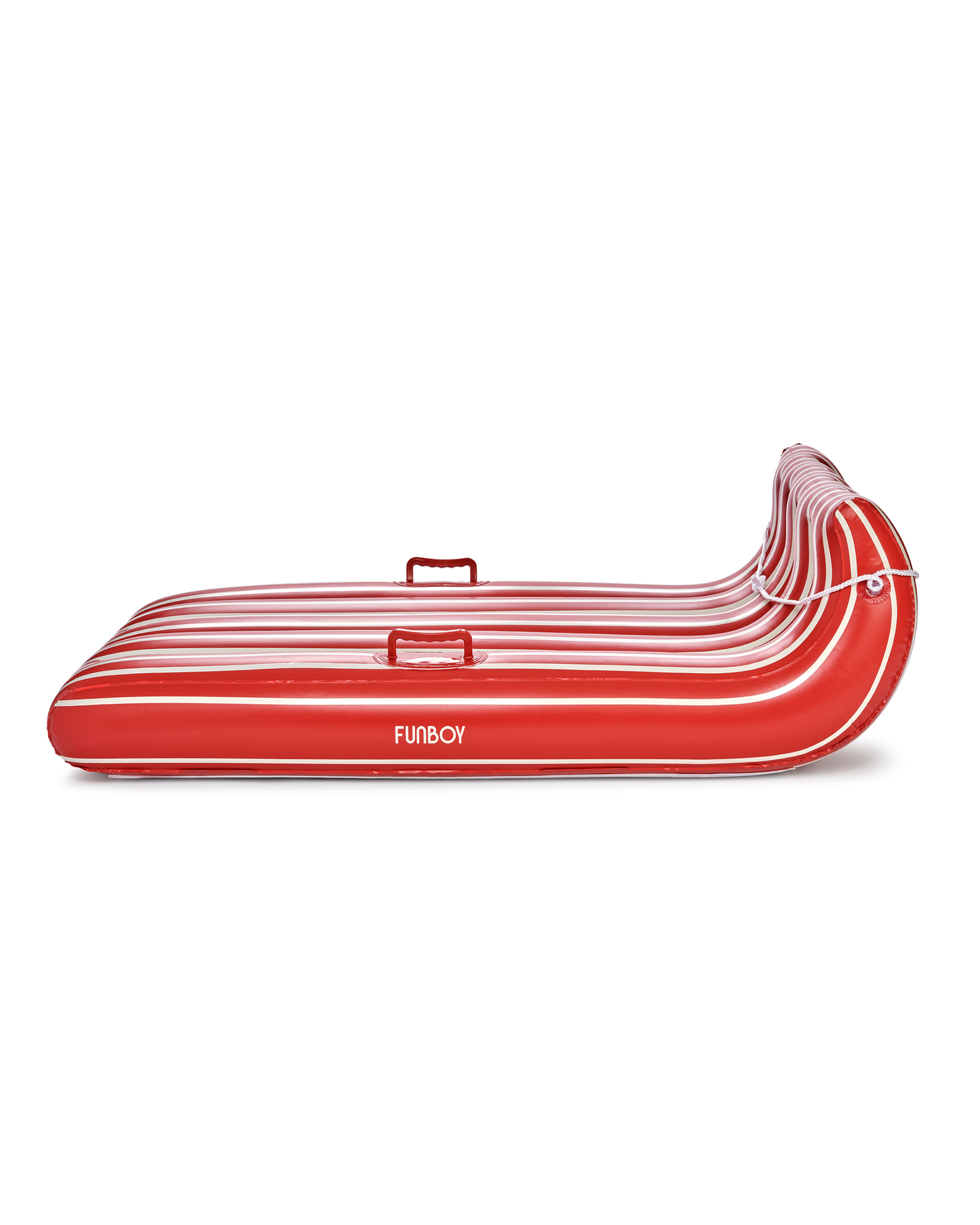 Red Stripe Snow Sled