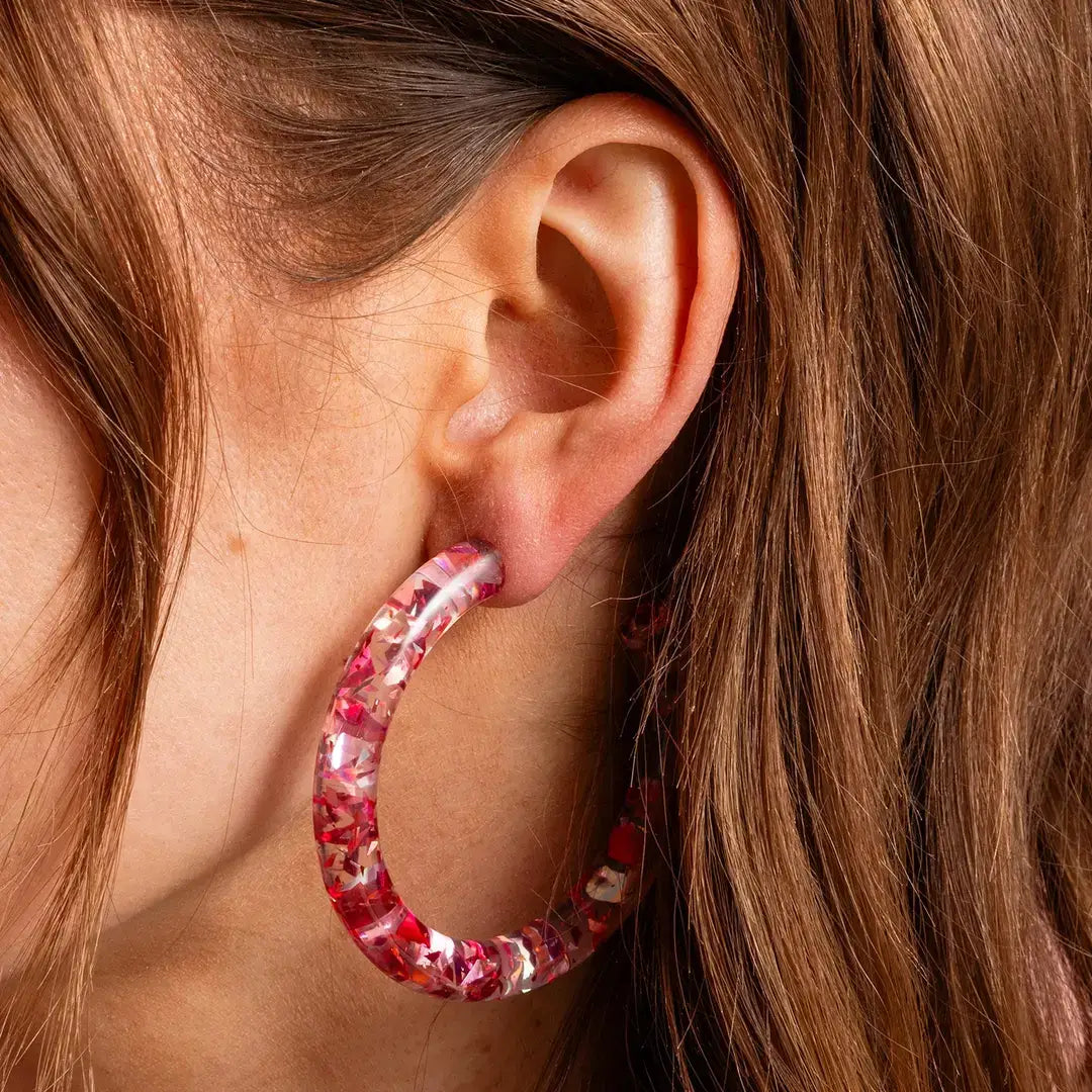 Earrings Confetti Hoop