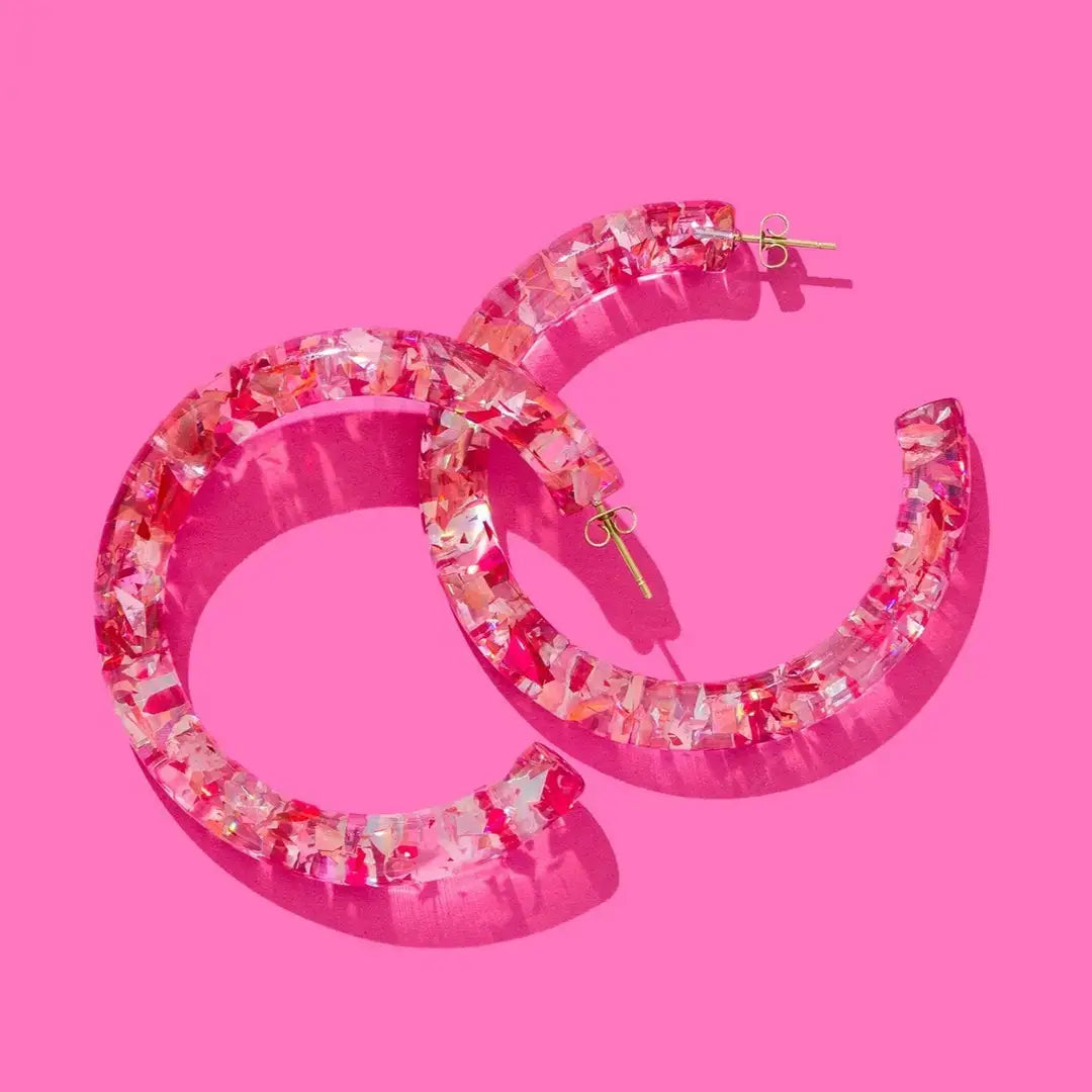 Earrings Confetti Hoop