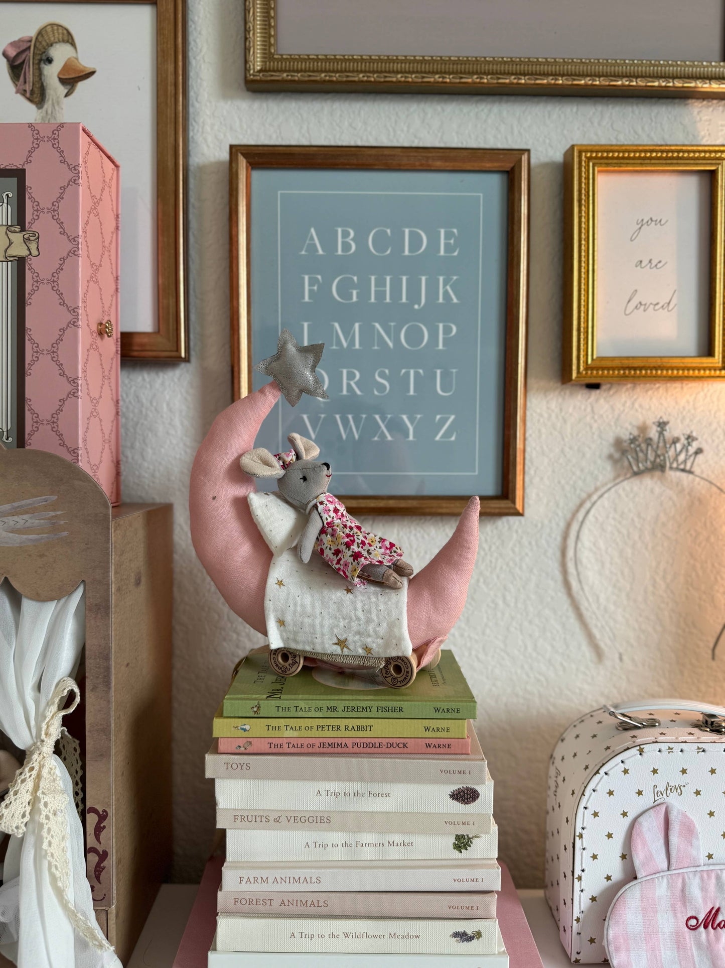 LEVLOVS Mouse and the Moon Sweet Dreams Mouse