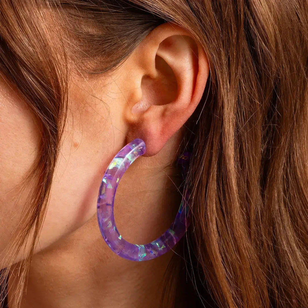 Earrings Confetti Hoop