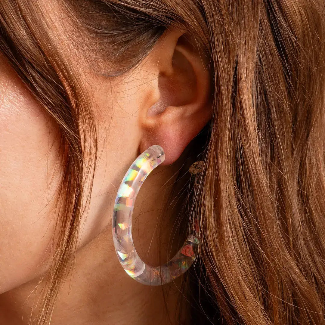 Earrings Confetti Hoop