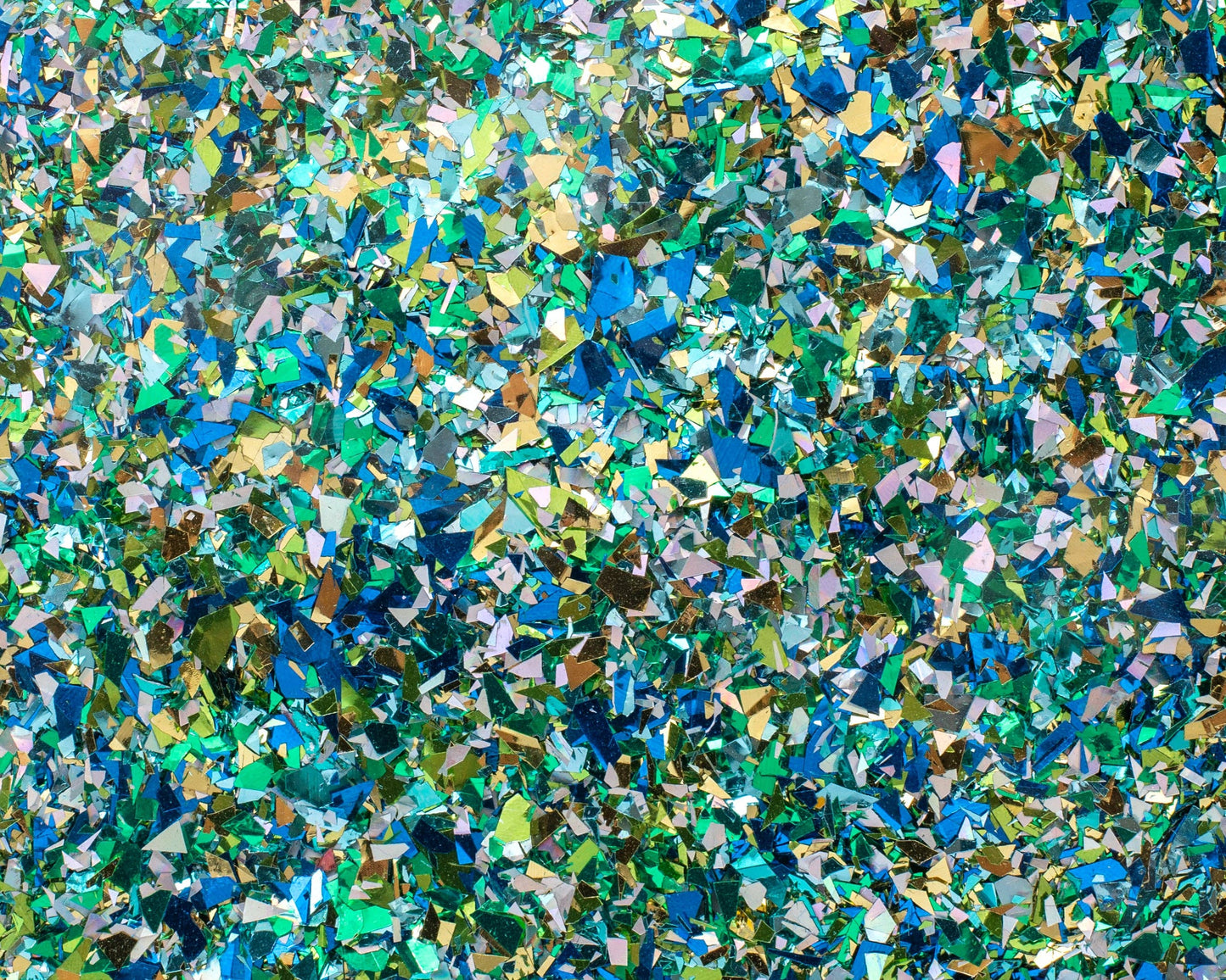 Placemat / Desk Pad Art Pad - Pearl Confetti - Blue Green Glitter